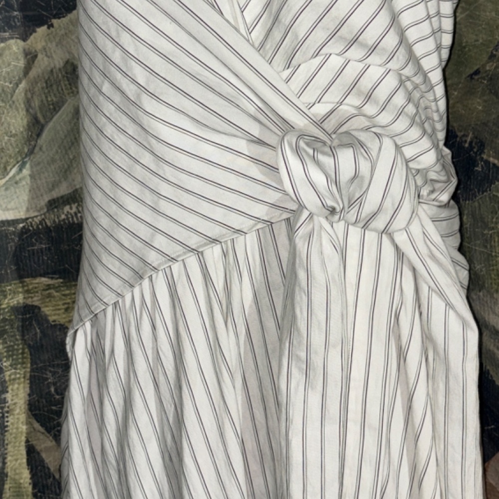 Anthropologie Strapless Hanky Hem Midi Dress - Picture 3 of 5